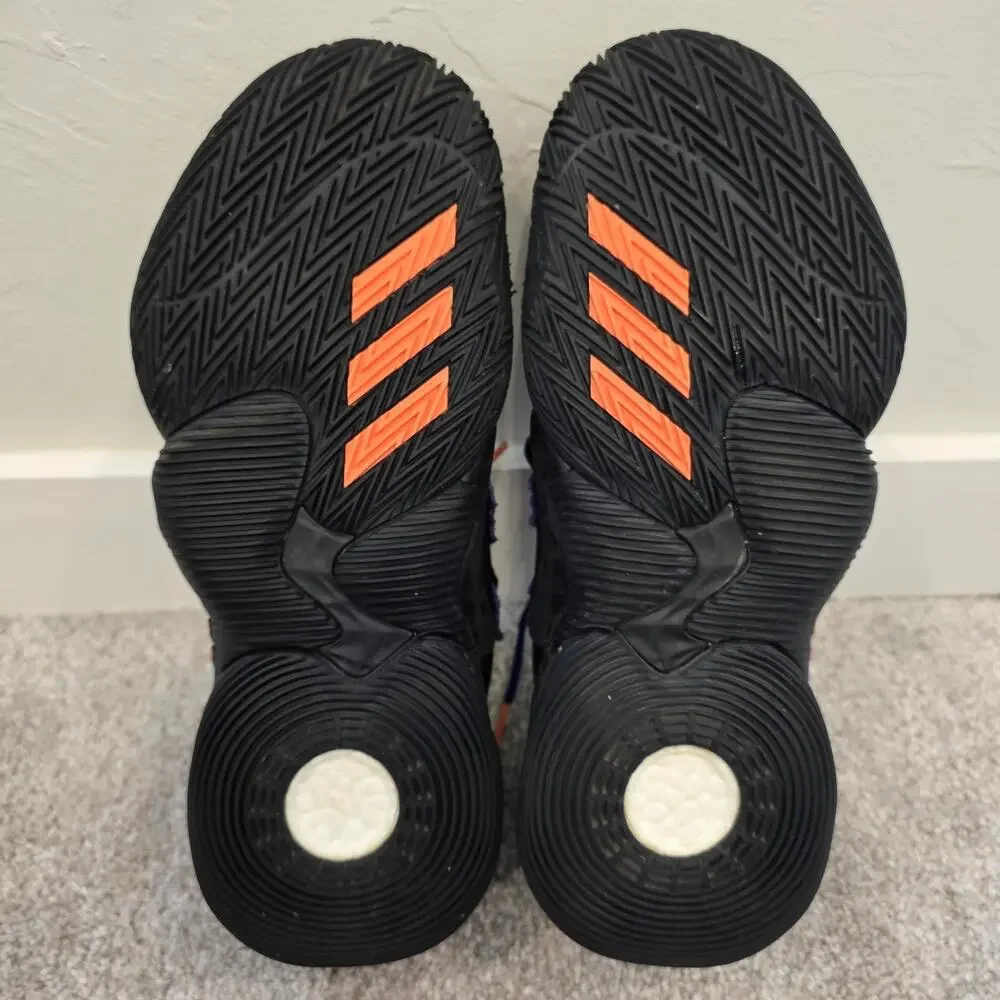 Adidas Trae Young 1 Core Black Team College Purple Men's Size 8 Sneakers